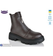 Черевики жіночі на зиму (6 пар р.36-40) коричневий  "Garti"