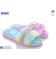 Тапки жіночі на весну/осінь (12 пар р.36-41) мікс  "Roks"