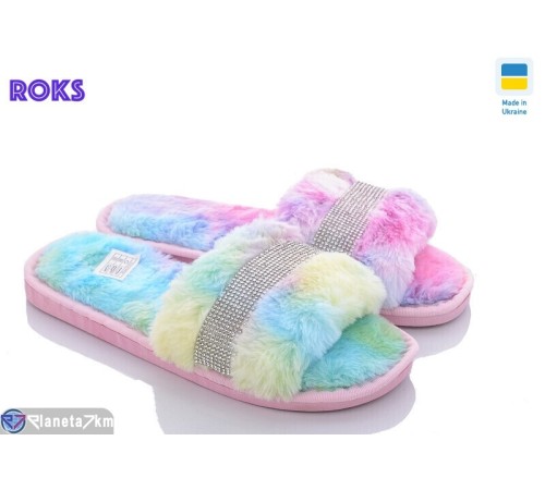 Тапки жіночі на весну/осінь (12 пар р.36-41) мікс  "Roks" Тапки жіночі на весну/осінь (12 пар р.36-41) мікс  "Roks"