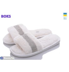 Тапки жіночі на весну/осінь (12 пар р.36-41) білий  "Roks"
