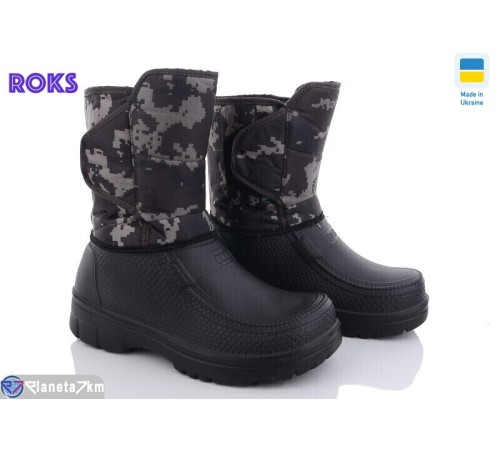 Чоловічі чоботи з піни на зиму (8 пар р.41-46) чорний  "Roks" Чоловічі чоботи з піни на зиму (8 пар р.41-46) чорний  "Roks"