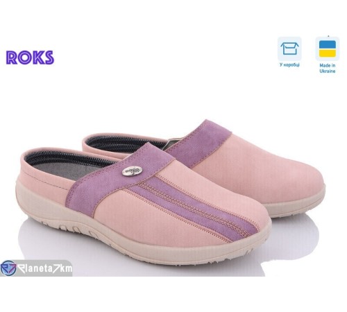 Тапки жіночі на весну/осінь (8 пар р.37-41) рожевий  "Roks" Тапки жіночі на весну/осінь (8 пар р.37-41) рожевий  "Roks"