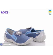 Сліпони дитячі на весну/осінь (6 пар р.27-32) синій  "Roks"