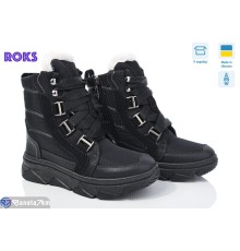 Черевики жіночі на весну/осінь (6 пар р.37-41) чорний  "Roks"