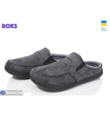 Тапки чоловічі на весну/осінь (8 пар р.40-46) сірий  "Roks"