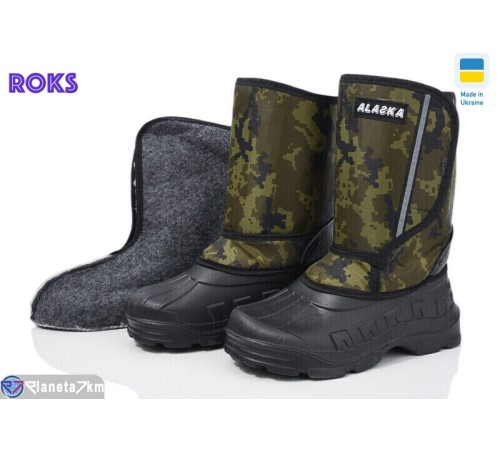 Жіночі чоботи з піни на зиму (8 пар р.36-40) чорний  "Roks" Жіночі чоботи з піни на зиму (8 пар р.36-40) чорний  "Roks"