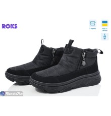 Черевики жіночі на зиму (6 пар р.37-41) чорний  "Roks"