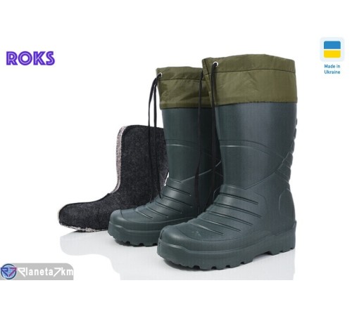 Чоловічі чоботи з піни на зиму (6 пар р.42-45) хакі  "Roks" Чоловічі чоботи з піни на зиму (6 пар р.42-45) хакі  "Roks"