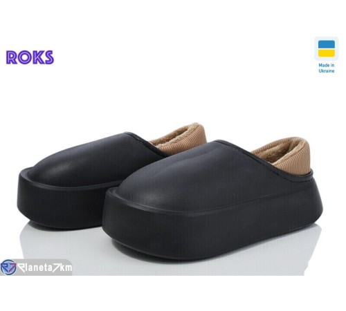 Тапки жіночі на весну/осінь (8 пар р.36-41) чорний  "Roks" Тапки жіночі на весну/осінь (8 пар р.36-41) чорний  "Roks"