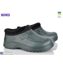 Калоші чоловічі на зиму (8 пар р.41-46) зелений  "Roks"