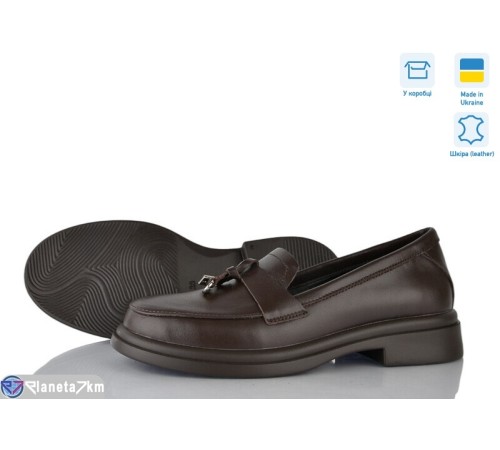 Туфлі жіночі на весну/осінь (6 пар р.36-40) коричневий  "Linda" Туфлі жіночі на весну/осінь (6 пар р.36-40) коричневий  "Linda"