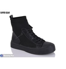 Черевики дитячі на весну/осінь (6 пар р.31-36) чорний  "Super Gear" Черевики дитячі на весну/осінь (6 пар р.31-36) чорний  "Super Gear"