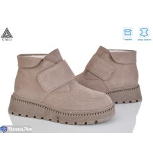 Черевики жіночі на зиму (8 пар р.36-41) коричневий  "STILLI Group"