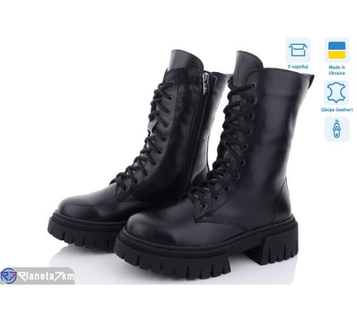 Черевики жіночі на зиму (8 пар р.37-41) чорний  "FOX" Черевики жіночі на зиму (8 пар р.37-41) чорний  "FOX"