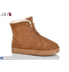 Черевики жіночі на зиму (8 пар р.37-42) camel  "Aba" Черевики жіночі на зиму (8 пар р.37-42) camel  "Aba"