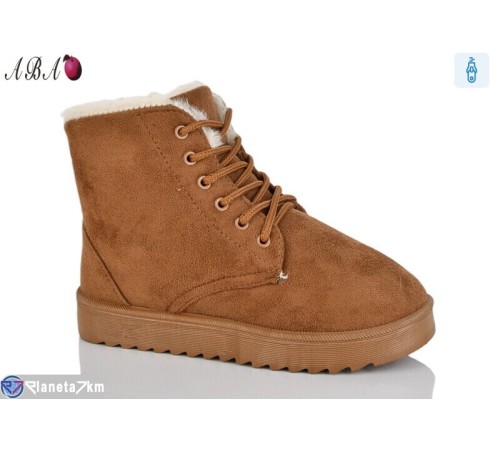 Черевики жіночі на зиму (8 пар р.37-42) camel  "Aba" Черевики жіночі на зиму (8 пар р.37-42) camel  "Aba"