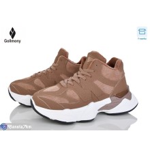 Кросівки жіночі на весну/осінь (8 пар р.36-41) коричневий  "Gollmony"