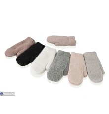 Рукавиці жіночі на зиму (12 шт. р.сетка One size) мікс  "KaPira"