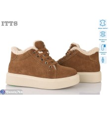 Черевики жіночі на зиму (6 пар р.36-41) коричневий  "LOTOS"