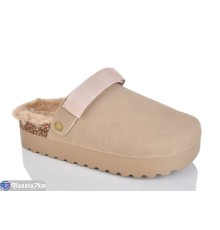 Тапки жіночі на зиму (8 пар р.36-41) коричневий  "Belossa"