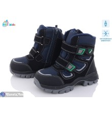 Черевики дитячі на зиму (8 пар р.32-37) синій  "BBT"