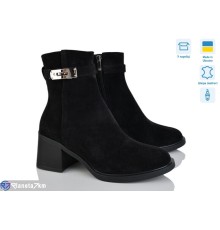 Черевики жіночі на весну/осінь (6 пар р.36-40) чорний  "LOSK"
