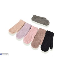 Рукавиці жіночі на зиму (12 шт. р.сетка One size) мікс  "KaPira"