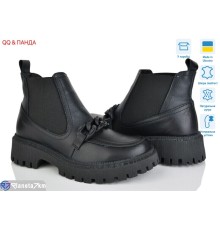 Черевики жіночі на зиму (7 пар р.36-41) чорний  "QQ&Панда" Черевики жіночі на зиму (7 пар р.36-41) чорний  "QQ&Панда"