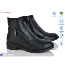 Черевики жіночі на зиму (6 пар р.36-41) чорний  "QQ&Панда"