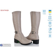 Чоботи жіночі на зиму (6 пар р.36-41) бежевий  "QQ&Панда"
