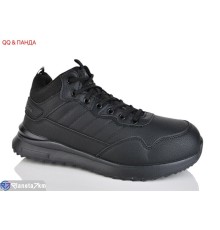 Кросівки чоловічі на зиму (8 пар р.41-46) чорний  "QQ&Панда"