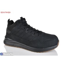 Кросівки чоловічі на зиму (8 пар р.41-46) чорний  "QQ&Панда"