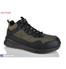 Кросівки чоловічі на зиму (8 пар р.41-46) зелений  "QQ&Панда"