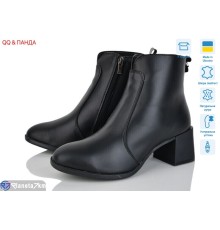 Черевики жіночі на зиму (7 пар р.36-41) чорний  "QQ&Панда" Черевики жіночі на зиму (7 пар р.36-41) чорний  "QQ&Панда"
