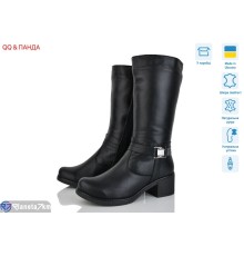 Чоботи жіночі на зиму (8 пар р.39-42) чорний  "QQ&Панда"