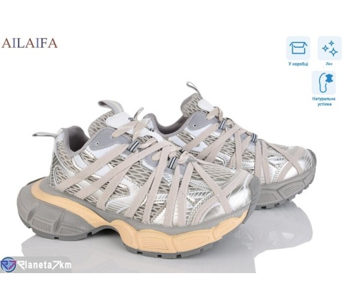 Кросівки жіночі на весну/осінь (8 пар р.36-41) сірий  "Latifa" Кросівки жіночі на весну/осінь (8 пар р.36-41) сірий  "Latifa"