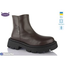 Черевики жіночі на зиму (6 пар р.36-40) коричневий  "Garti"