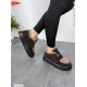 Кросівки жіночі на зиму (8 пар р.36-41) коричневий  "ARTO"