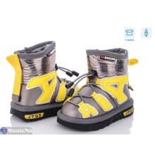 Дутики дитячі на зиму (8 пар р.21-25) графіт  "Normashoes"