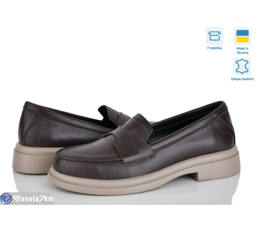 Туфлі жіночі на весну/осінь (6 пар р.36-40) коричневий  "Linda" Туфлі жіночі на весну/осінь (6 пар р.36-40) коричневий  "Linda"