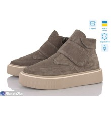 Черевики жіночі на зиму (6 пар р.36-41) сірий  "STELUSA"