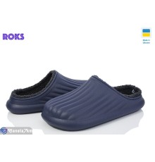 Шлепки чоловічі на весну/осінь (8 пар р.41-46) синій  "Roks"
