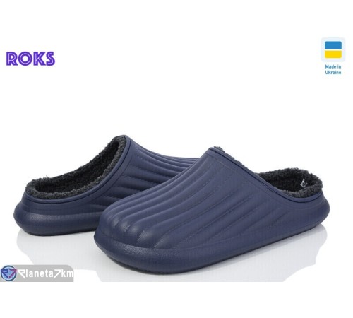 Шлепки чоловічі на весну/осінь (8 пар р.41-46) синій  "Roks" Шлепки чоловічі на весну/осінь (8 пар р.41-46) синій  "Roks"