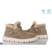 Черевики жіночі на зиму (6 пар р.37-40) коричневий  "Janna"