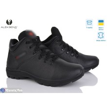 Кросівки чоловічі на зиму (8 пар р.40-45) чорний  "Alex Bens"