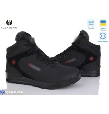 Кросівки чоловічі на зиму (8 пар р.40-45) чорний  "Alex Bens"