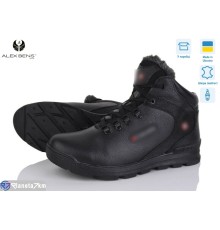 Черевики чоловічі на зиму (8 пар р.40-45) чорний  "Alex Bens"