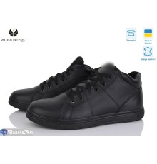 Кросівки чоловічі на зиму (8 пар р.40-45) чорний  "Alex Bens"