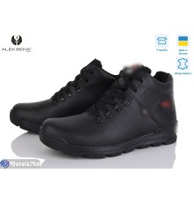 Кросівки чоловічі на зиму (8 пар р.40-45) чорний  "Alex Bens"