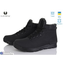 Кросівки чоловічі на зиму (8 пар р.40-45) чорний  "Alex Bens"